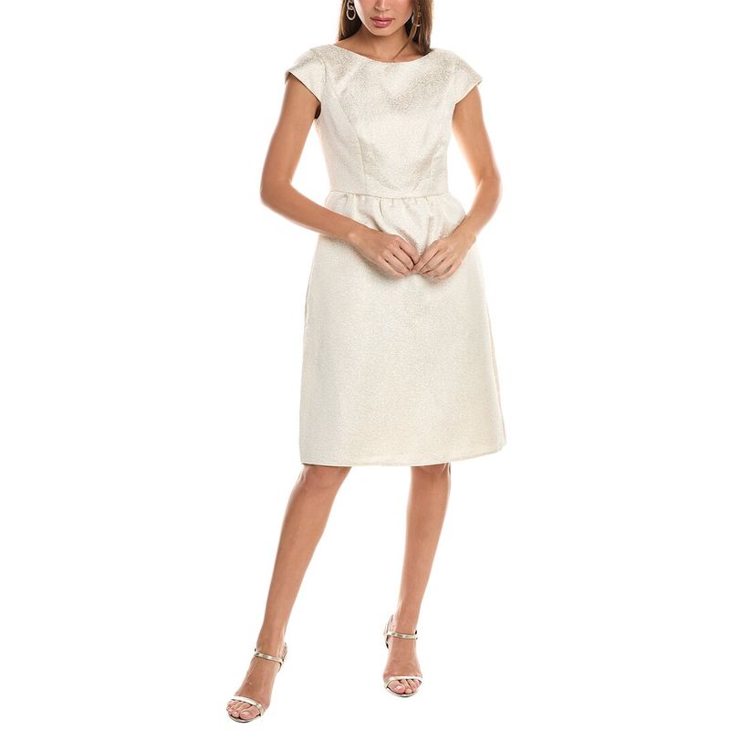 Dessy Collection Jacquard Cocktail Dress